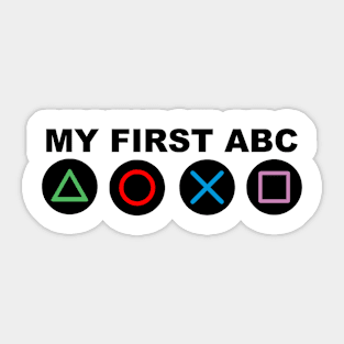 My First ABC Sticker